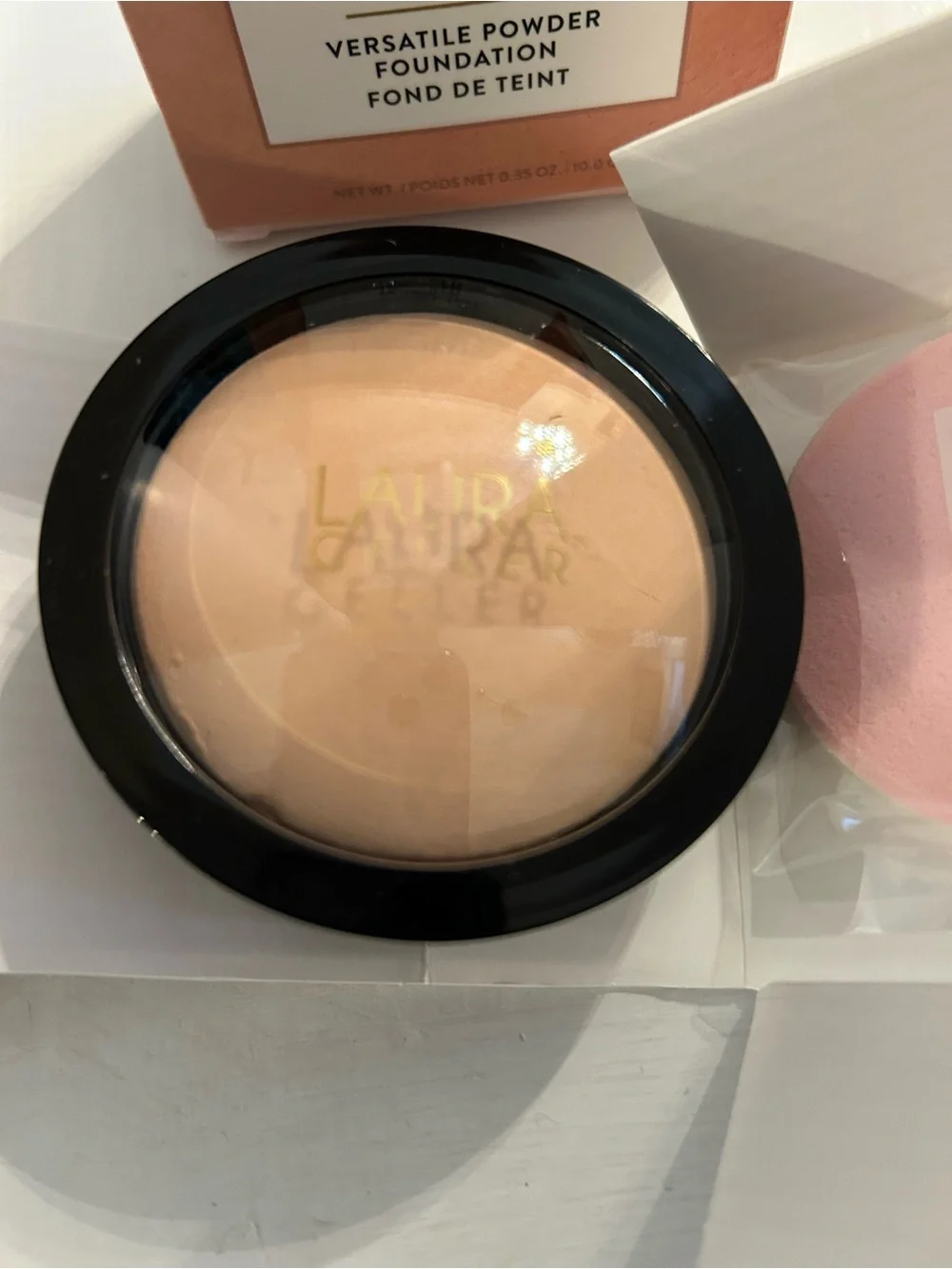 NIB Laura Geller Double Take Baked powder/foundation, Light
